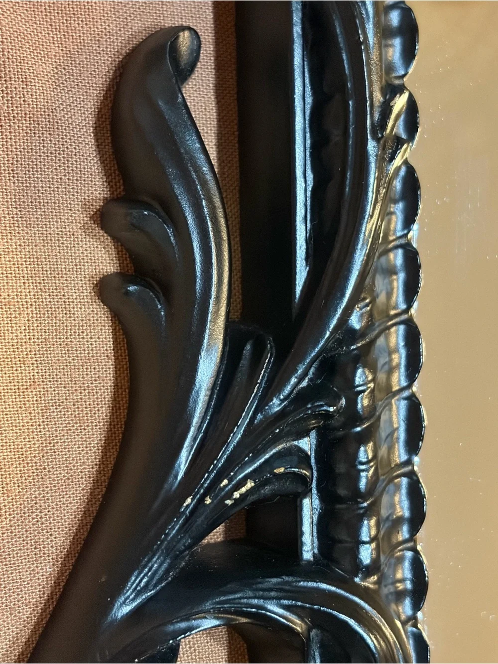 Vintage- 🖤 1950s Turner Wall Accessory Gothic Ornate Baroque Mirror - Model P100